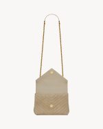 YSL College Medium in Quilted Suede - Image 4